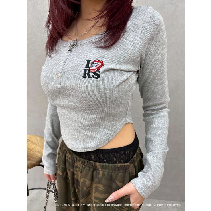 【ザ・ローリング・ストーンズ】ヘンリーネックトップス | EVRIS | 詳細画像35 