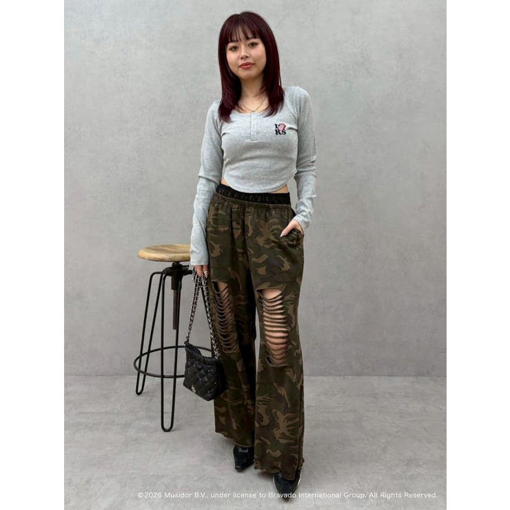 【ザ・ローリング・ストーンズ】ヘンリーネックトップス | EVRIS | 詳細画像42 