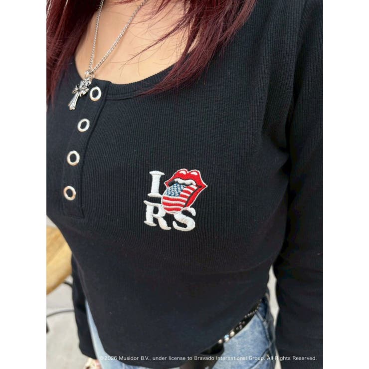 【ザ・ローリング・ストーンズ】ヘンリーネックトップス | EVRIS | 詳細画像43 