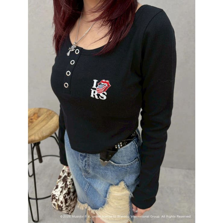 【ザ・ローリング・ストーンズ】ヘンリーネックトップス | EVRIS | 詳細画像44 