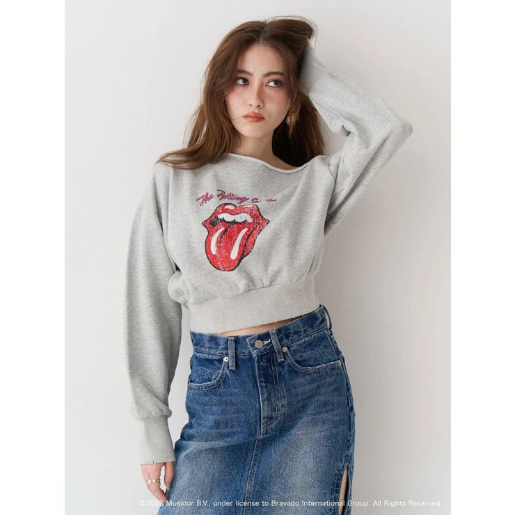 【ザ・ローリング・ストーンズ】ワンショルスウェット | EVRIS | 詳細画像10 