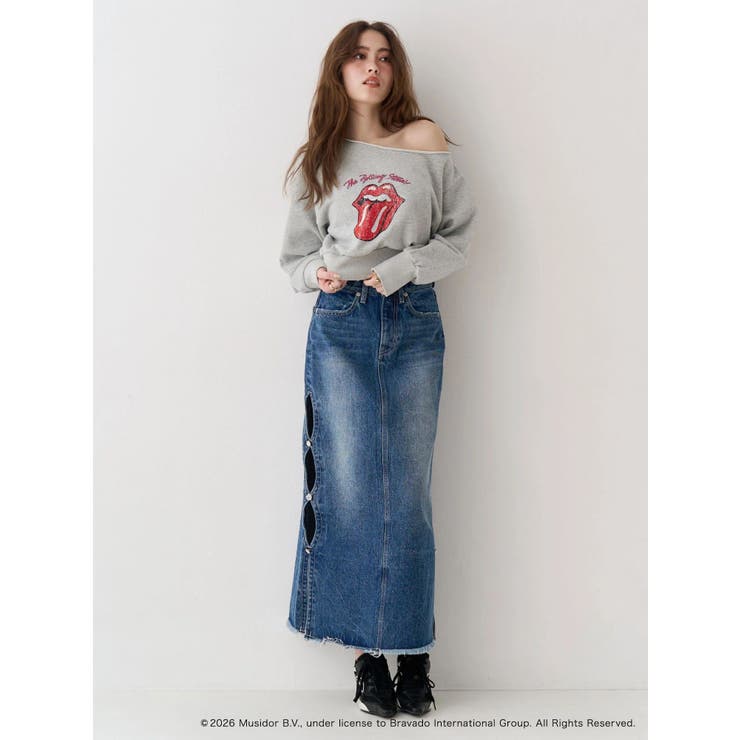 【ザ・ローリング・ストーンズ】ワンショルスウェット | EVRIS | 詳細画像16 