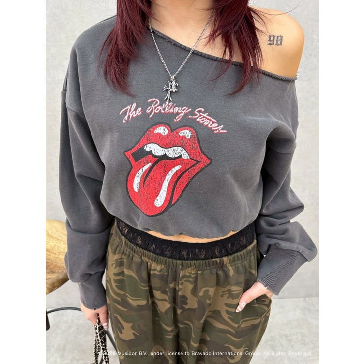 【ザ・ローリング・ストーンズ】ワンショルスウェット | EVRIS | 詳細画像18 