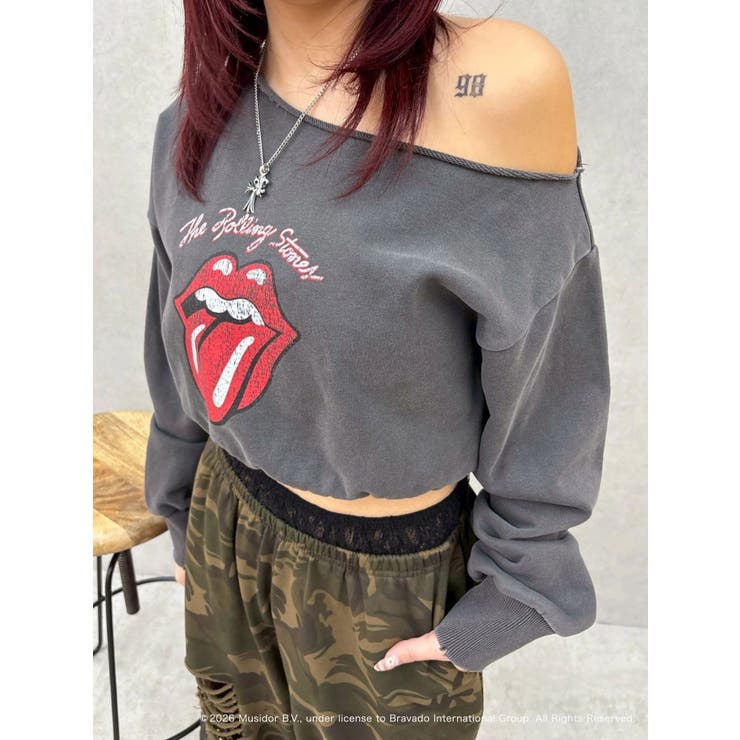 【ザ・ローリング・ストーンズ】ワンショルスウェット | EVRIS | 詳細画像19 