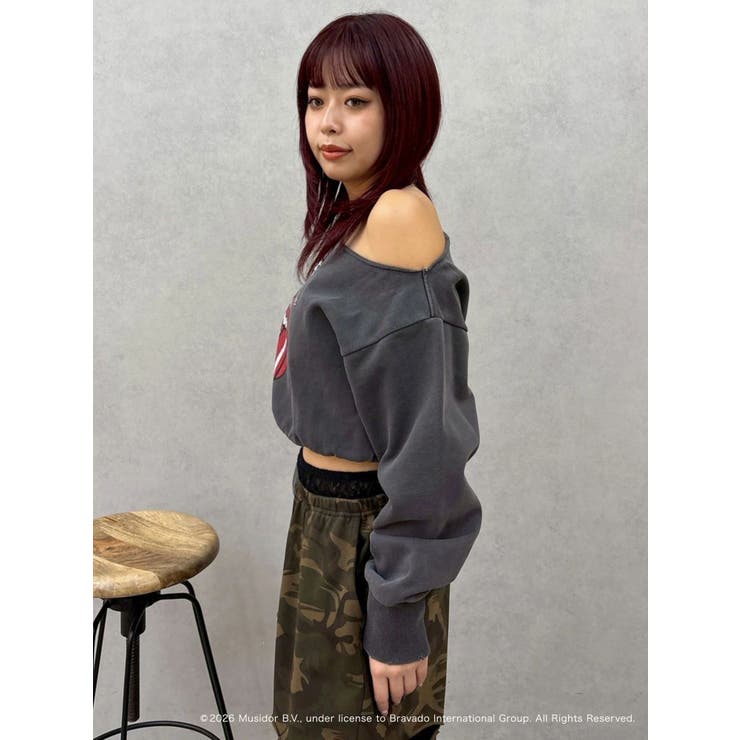 【ザ・ローリング・ストーンズ】ワンショルスウェット | EVRIS | 詳細画像21 