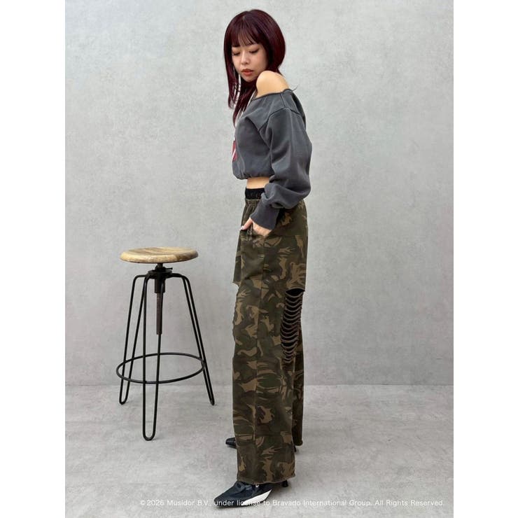 【ザ・ローリング・ストーンズ】ワンショルスウェット | EVRIS | 詳細画像24 