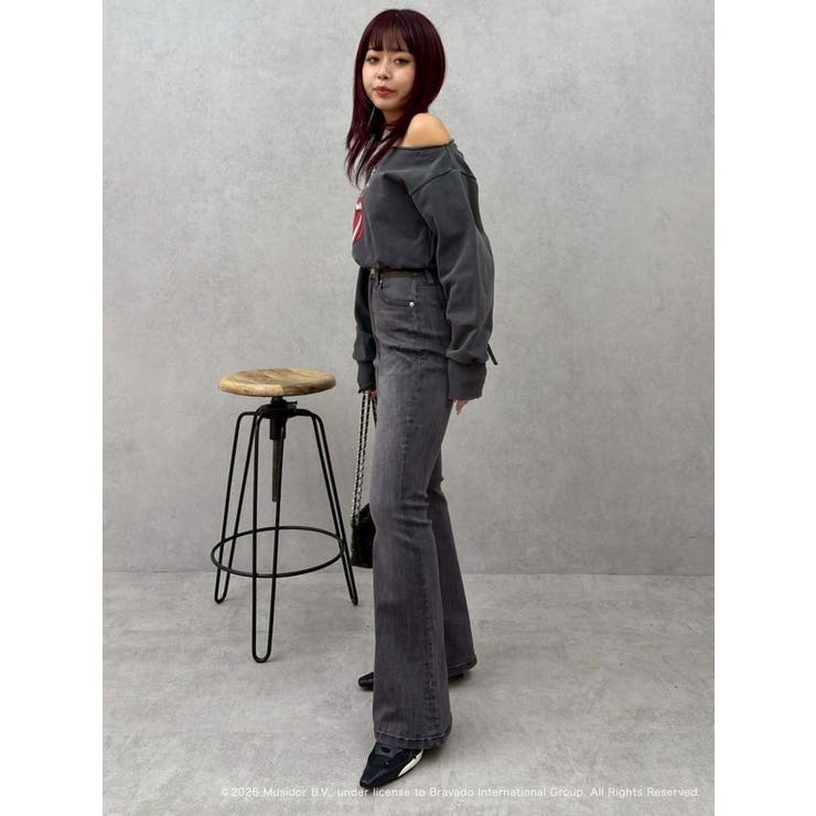 【ザ・ローリング・ストーンズ】ワンショルスウェット | EVRIS | 詳細画像28 