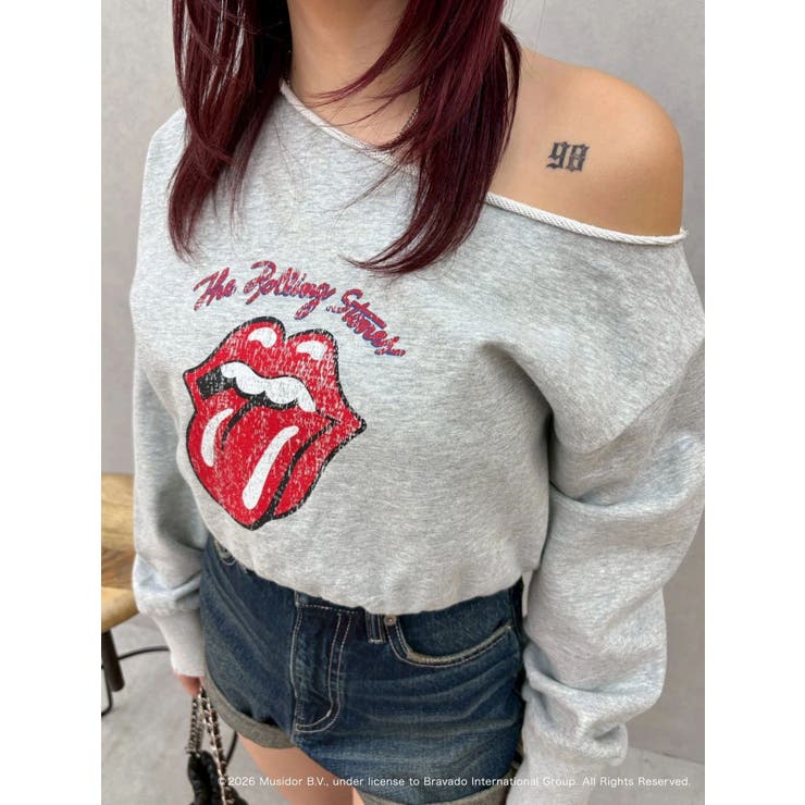 【ザ・ローリング・ストーンズ】ワンショルスウェット | EVRIS | 詳細画像31 