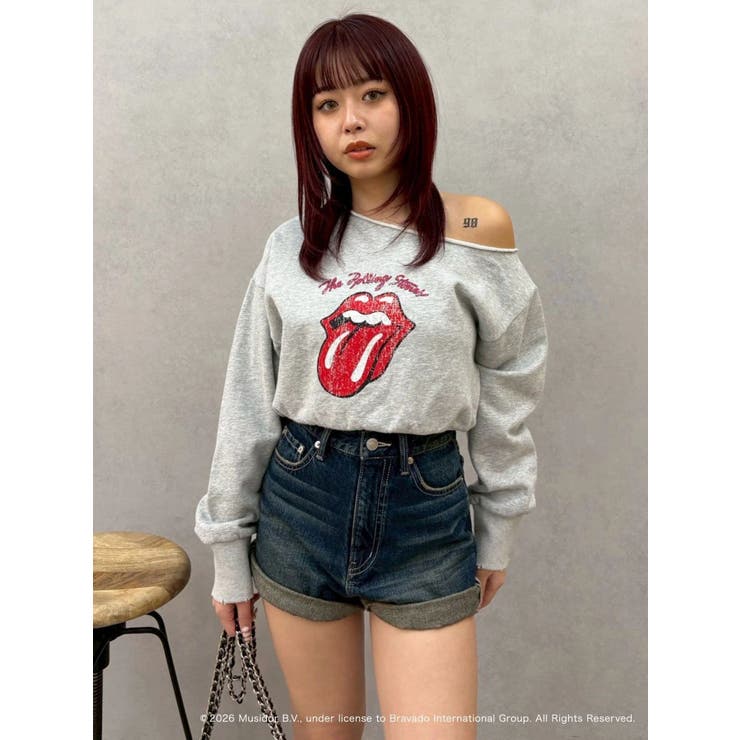 【ザ・ローリング・ストーンズ】ワンショルスウェット | EVRIS | 詳細画像32 