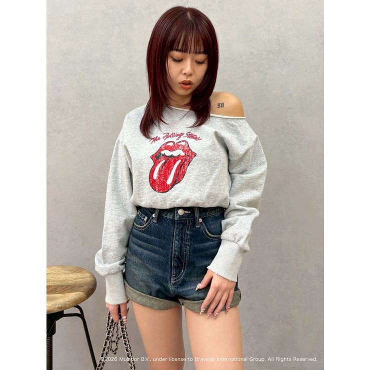 【ザ・ローリング・ストーンズ】ワンショルスウェット | EVRIS | 詳細画像33 