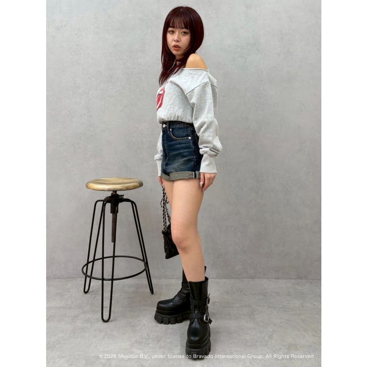 【ザ・ローリング・ストーンズ】ワンショルスウェット | EVRIS | 詳細画像37 