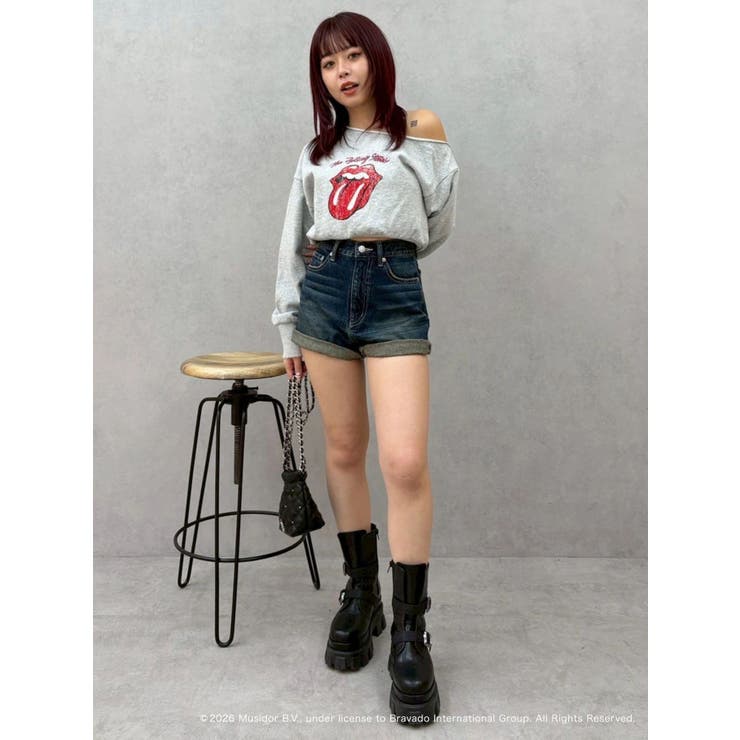 【ザ・ローリング・ストーンズ】ワンショルスウェット | EVRIS | 詳細画像38 