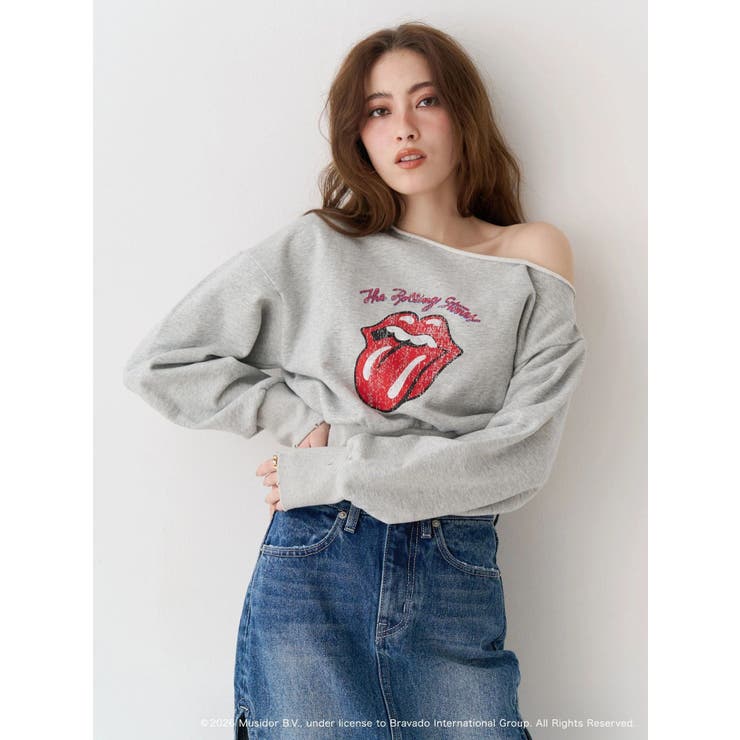 【ザ・ローリング・ストーンズ】ワンショルスウェット | EVRIS | 詳細画像7 