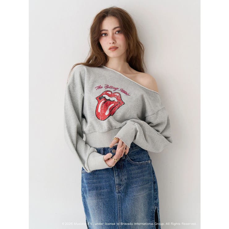 【ザ・ローリング・ストーンズ】ワンショルスウェット | EVRIS | 詳細画像8 