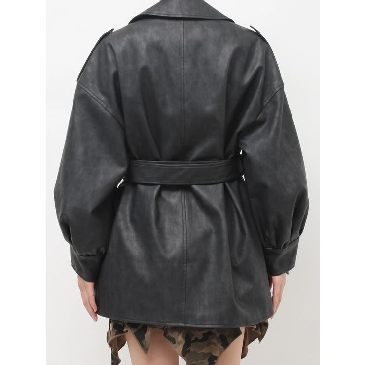 オーバーサイズライダースジャケット | EVRIS | 詳細画像28 