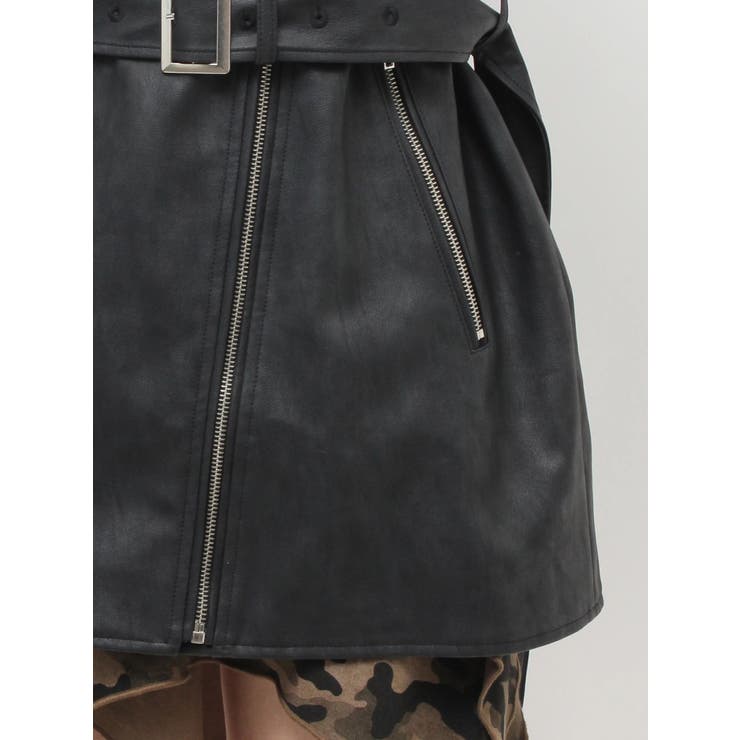 オーバーサイズライダースジャケット | EVRIS | 詳細画像33 