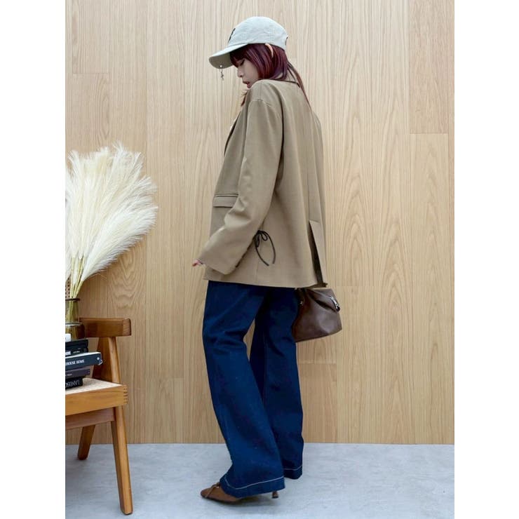 レースアップテーラードジャケット【セットアップ着用可能】 | EVRIS | 詳細画像19 