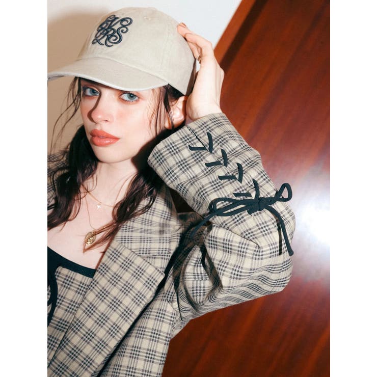 レースアップテーラードジャケット【セットアップ着用可能】 | EVRIS | 詳細画像2 