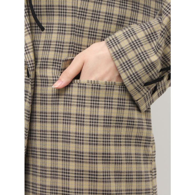 レースアップテーラードジャケット【セットアップ着用可能】 | EVRIS | 詳細画像30 