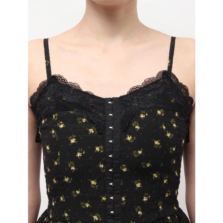 レースドッキングアシンメトリーミニワンピース | EVRIS | 詳細画像37 