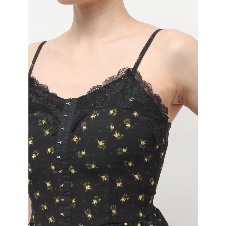 レースドッキングアシンメトリーミニワンピース | EVRIS | 詳細画像38 