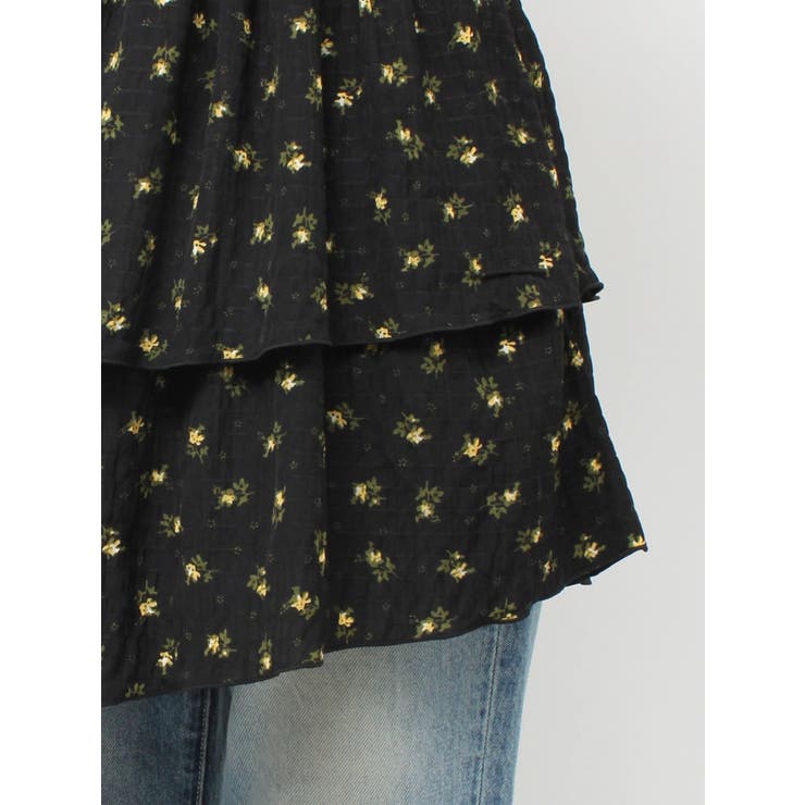 レースドッキングアシンメトリーミニワンピース | EVRIS | 詳細画像39 