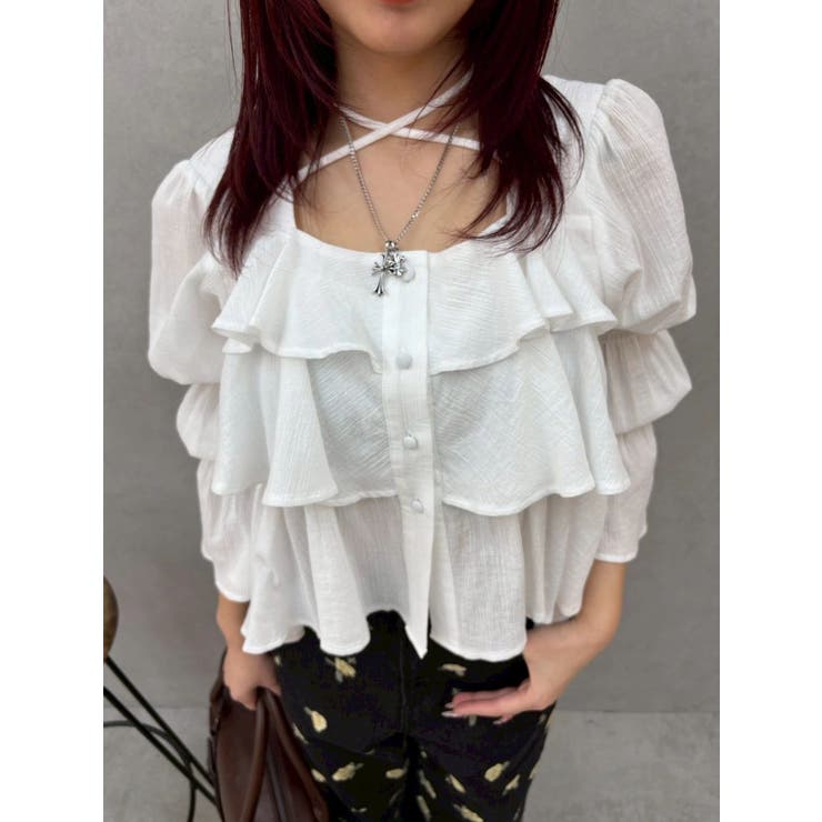 フリルボリュームチュニック | EVRIS | 詳細画像28 