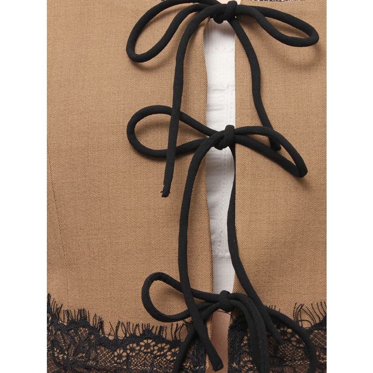 レースアップリボンビスチェ【セットアップ着用可能】 | EVRIS | 詳細画像39 