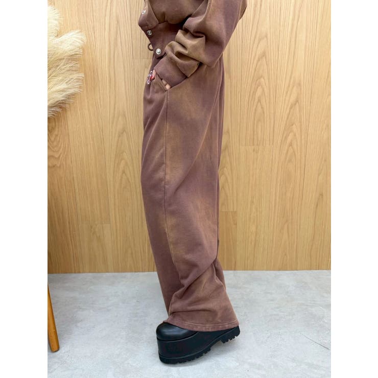 パウダースウェットワイドパンツ【セットアップ着用可能】 | EVRIS | 詳細画像16 