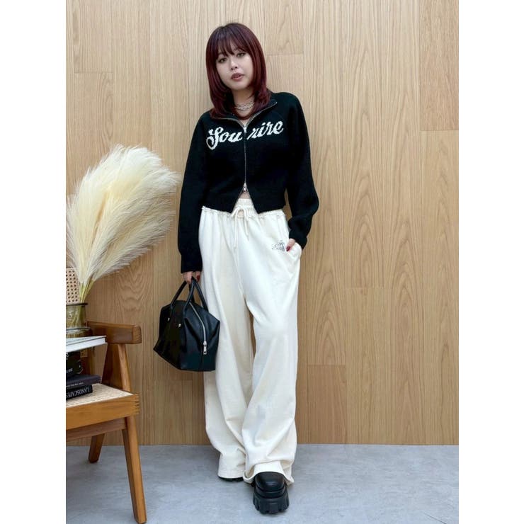 パウダースウェットワイドパンツ【セットアップ着用可能】 | EVRIS | 詳細画像22 