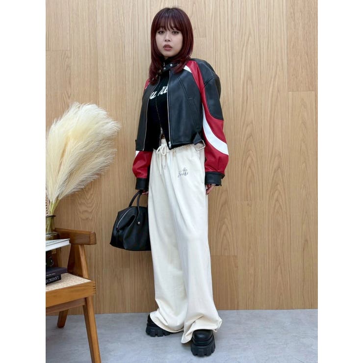 パウダースウェットワイドパンツ【セットアップ着用可能】 | EVRIS | 詳細画像25 