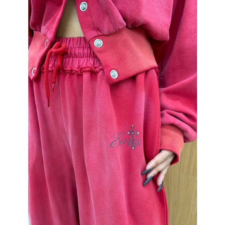 パウダースウェットワイドパンツ【セットアップ着用可能】 | EVRIS | 詳細画像27 