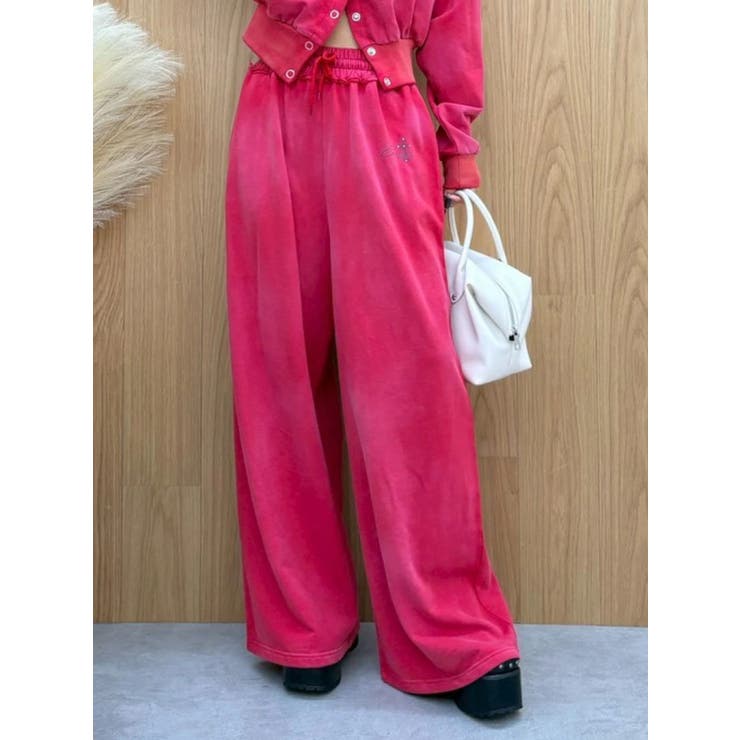 パウダースウェットワイドパンツ【セットアップ着用可能】 | EVRIS | 詳細画像28 