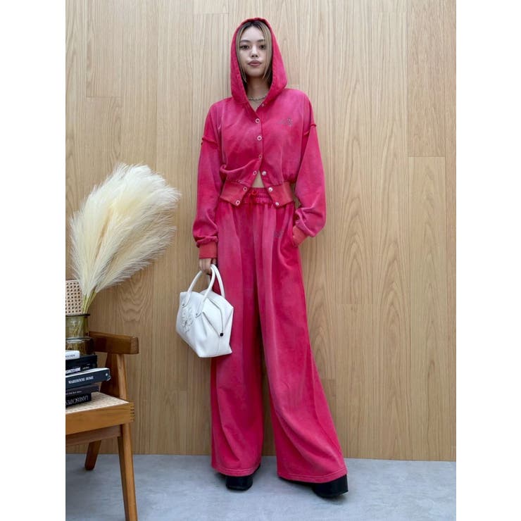 パウダースウェットワイドパンツ【セットアップ着用可能】 | EVRIS | 詳細画像30 