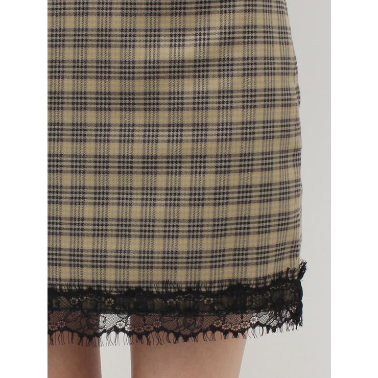 レースコンビミニスカート【セットアップ着用可能】 | EVRIS | 詳細画像22 