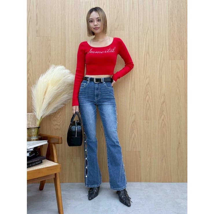 レースアップポインテッドヒール | EVRIS | 詳細画像10 