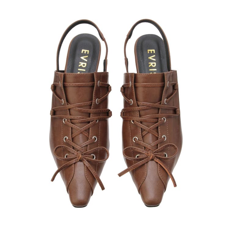 レースアップポインテッドヒール | EVRIS | 詳細画像12 