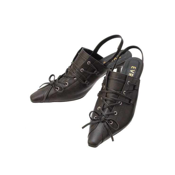 レースアップポインテッドヒール | EVRIS | 詳細画像18 