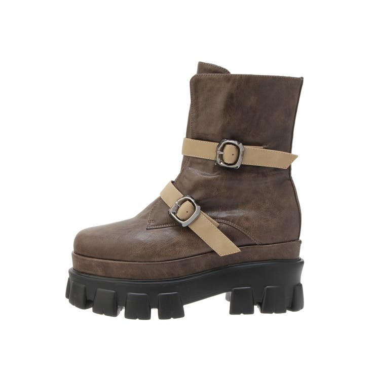 ダブルベルトバックルデザインワークブーツ | EVRIS | 詳細画像16 