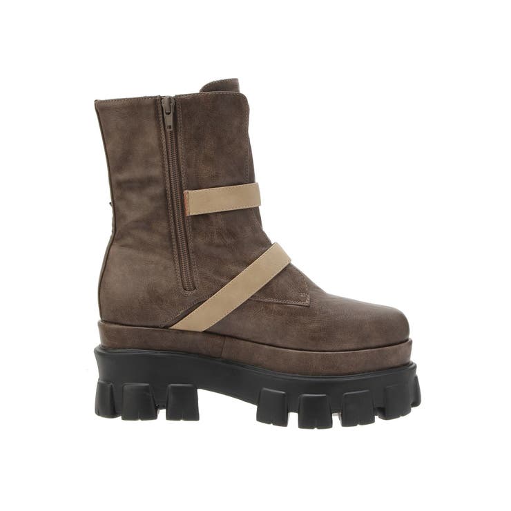 ダブルベルトバックルデザインワークブーツ | EVRIS | 詳細画像17 