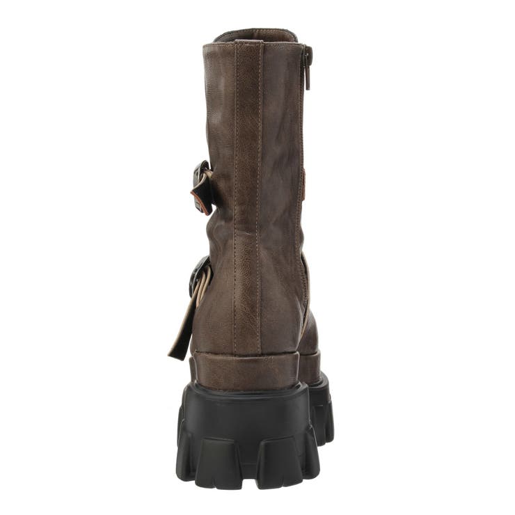 ダブルベルトバックルデザインワークブーツ | EVRIS | 詳細画像18 