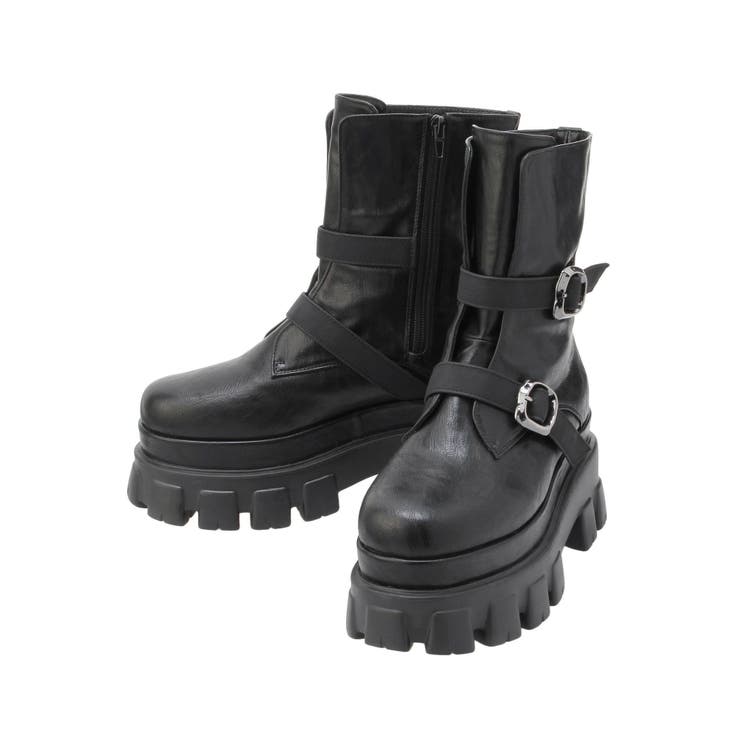 ダブルベルトバックルデザインワークブーツ | EVRIS | 詳細画像21 