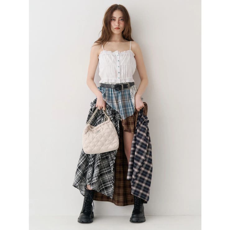 フェイクスウェードキルティングショルダーBAG | EVRIS | 詳細画像10 