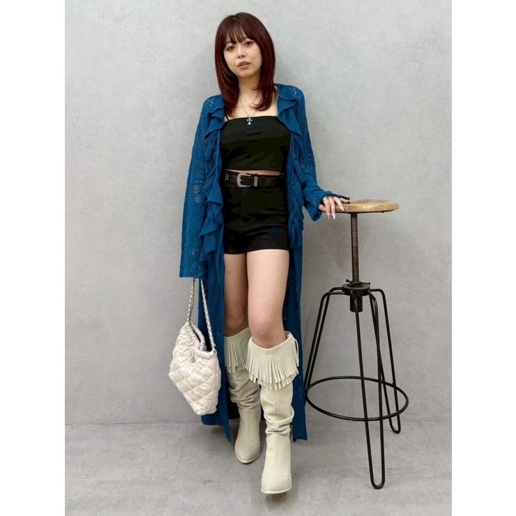 フェイクスウェードキルティングショルダーBAG | EVRIS | 詳細画像19 