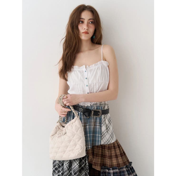 フェイクスウェードキルティングショルダーBAG | EVRIS | 詳細画像9 