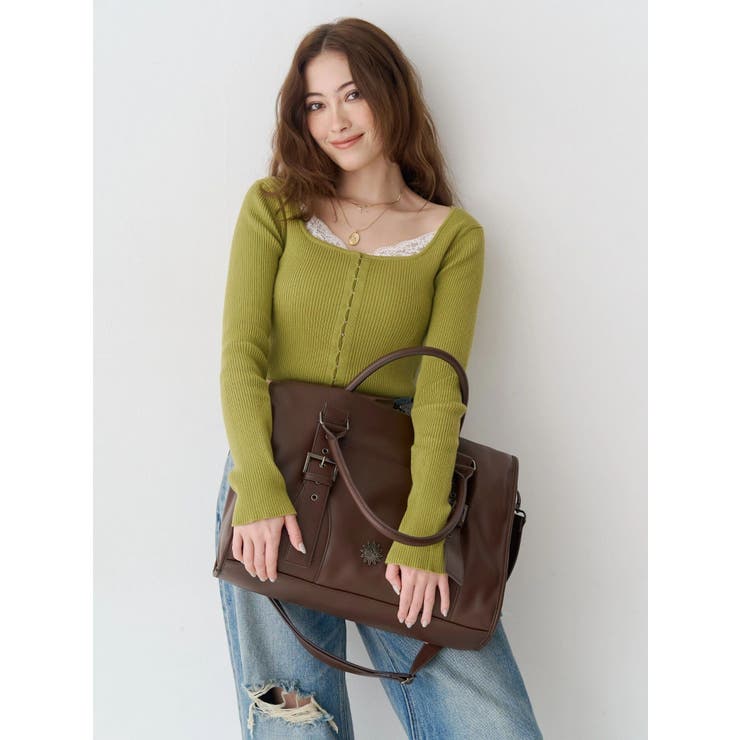 ベルトデザインBIG ショルダーBAG | EVRIS | 詳細画像6 