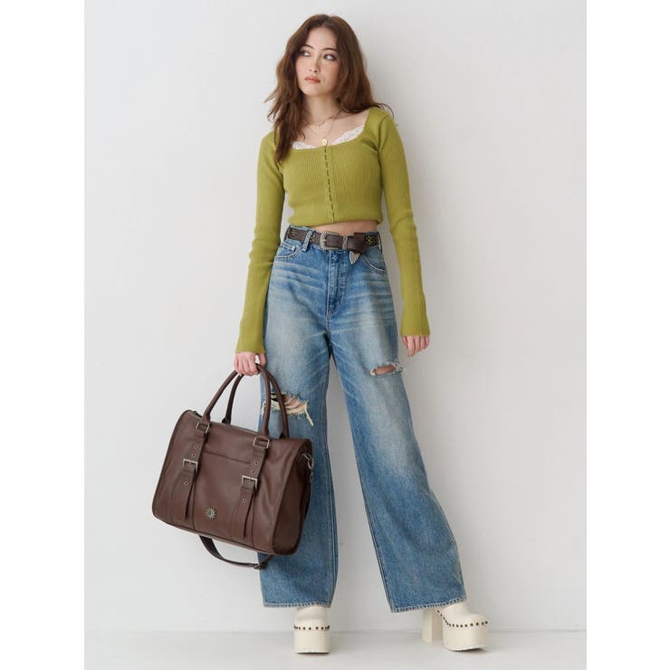 ベルトデザインBIG ショルダーBAG | EVRIS | 詳細画像9 