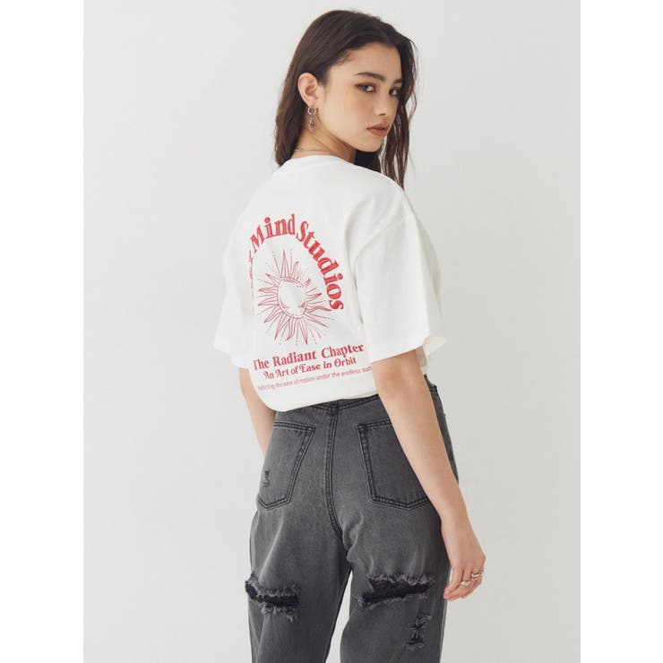 BACKスラッシュレースワイドデニムパンツ | EVRIS | 詳細画像13 