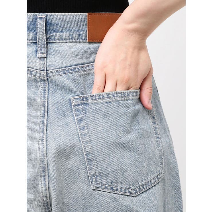 BACKスラッシュレースワイドデニムパンツ | EVRIS | 詳細画像43 