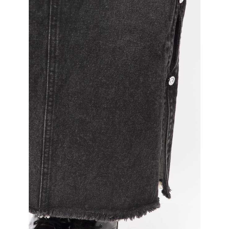 サイドビジューカットロングデニムスカート | EVRIS | 詳細画像38 